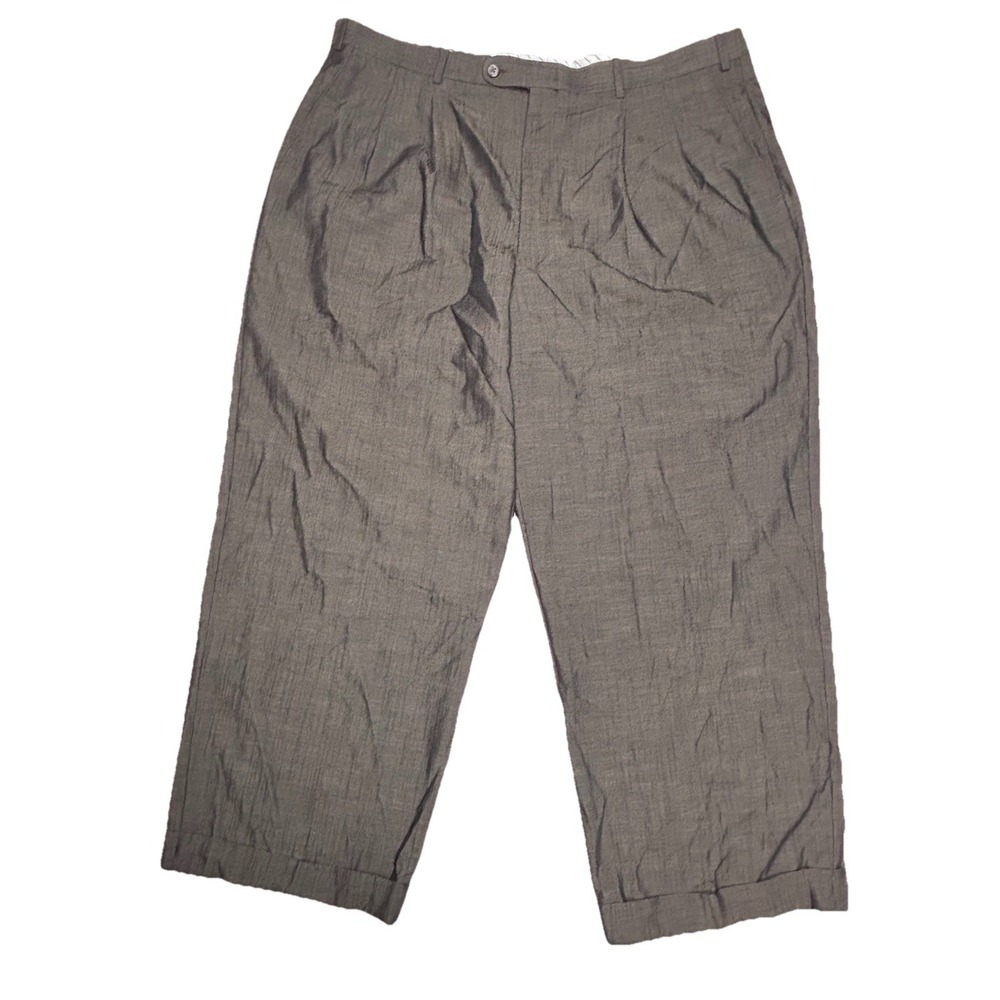 Phat‎ Farm Premium Men's Dress Pants Brown Pleated 38x30 Y2K Vintage